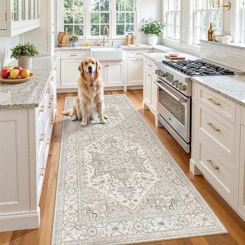 Hallway Runner 3x8 (Beige/Brown / 3' x 8' (Runner))