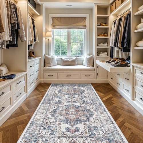 Washable 4x8 Hallway Area Rug (4' x 8' (Rectangular) / Brick)