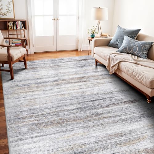 6x9 Area Rug for Living Room (Beige/Grey / 6' x 9' (Rectangular))