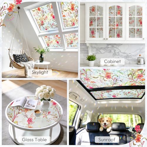 Stained Glass Window Privacy Film (35.4" x 157.4" / Cosmos)