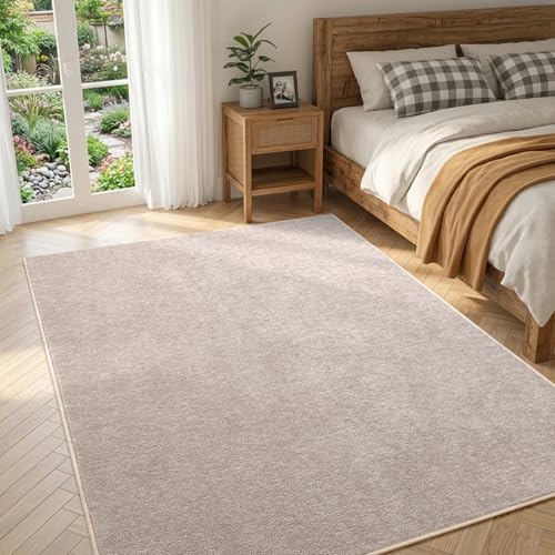 4x6 Oatmeal White Area Rug Non (04 Oatmeal/White / 4' x 6' (Rectangular))
