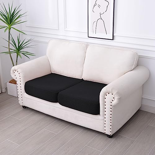 Waterproof Couch Cushion Covers for Pets (Black / 2PCS)