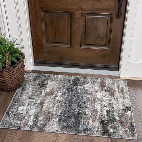 2x3 Area Rugs for Entryway (Dark Grey / 2' x 3' (Rectangular))
