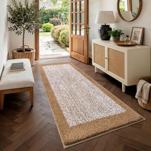 60x24 Long Bathroom Rugs Non Slip Washable (Coffee / 2' x 5' (Rectangular))