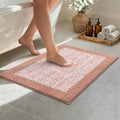Bathroom Rugs 24x17 Non Slip Washable (Pink / 1'5" x 2' (Rectangular))