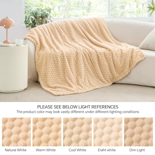 Blush Sand Twin Blanket for Couch (Blush Sand / Twin(60"x80"))