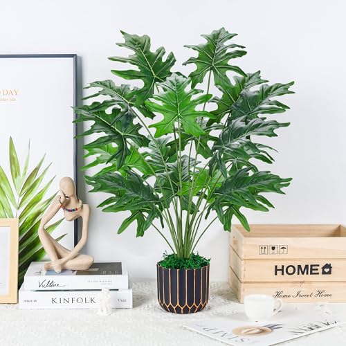 28" Artificial Plants Indoor (28"-Tropical Faux Plants)