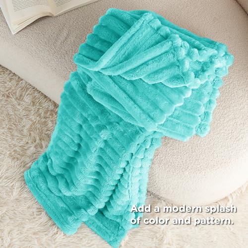 Soft Twin XL Blanket for Bed Dorm Blue Fog 66"x90" (Blue Fog / Twin XL)