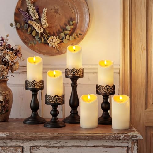 Waterproof Candles Outdoor (Ivory White / Set of 6)