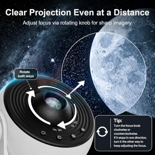Galaxy Projector Night Light (White)