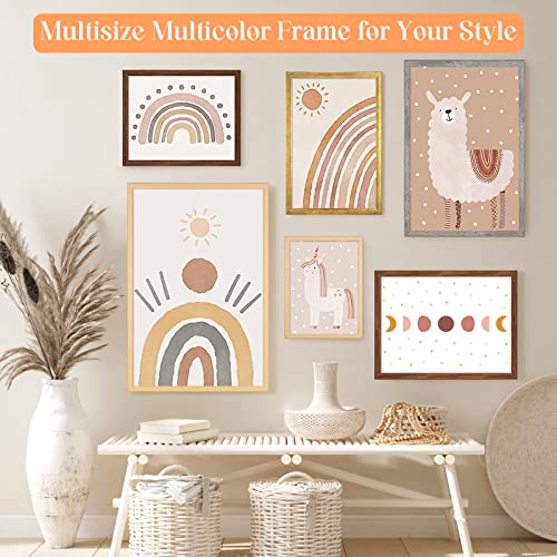 12x16 Picture Frame Brown Wood (Brown / 12x16)