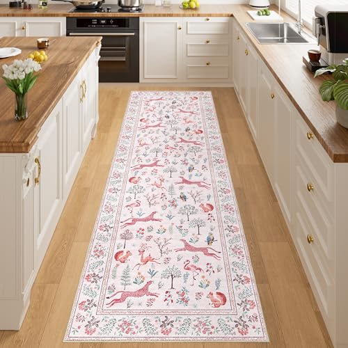 2x6 Runner Rug (Pink (Animal) / 2' x 6' (Rectangular))