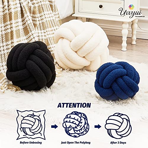 Knot Pillow Ball (Navy / Small (Pack of 1))