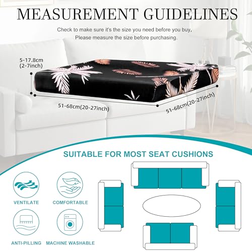 12 Pcs Outdoor Cushion Covers (Coconut Forest / 12PCS)