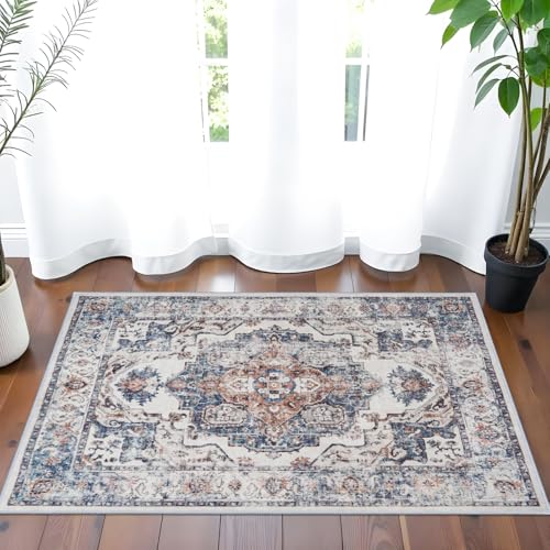 Hallway Washable Runner Rug (2' x 3' (Rectangular) / Brick)