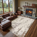 8x10 Area Rug Living Room Rugs (Brown/Grey/Beige / 8' x 10' (Rectangular))
