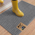 HydroABSORB Door Mat for Indoor Outdoor Use (Grey / 35" X 23")
