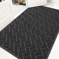 Front Door Mat Outside 59x34 (Black / 59" x 34")