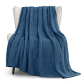 Extra Large Soft Fleece Throw Blanket for Couch (Navy Blue / Throw(50x70 In))
