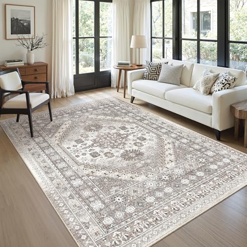 6x9 Area Rugs for Living Room (Brown/Beige / 6' x 9' (Rectangular))
