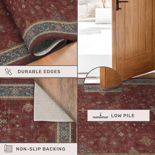 Moroccan Big Rugs for Living Room (10' x 12' (Rectangular) / Burgundy)