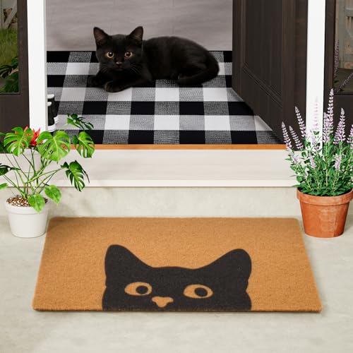 2 Pcs Fall Door Mat (Cute Cat)