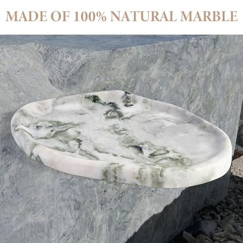 Luxury Natural Green Marble Vanity Tray (Bianco Palomino Green)