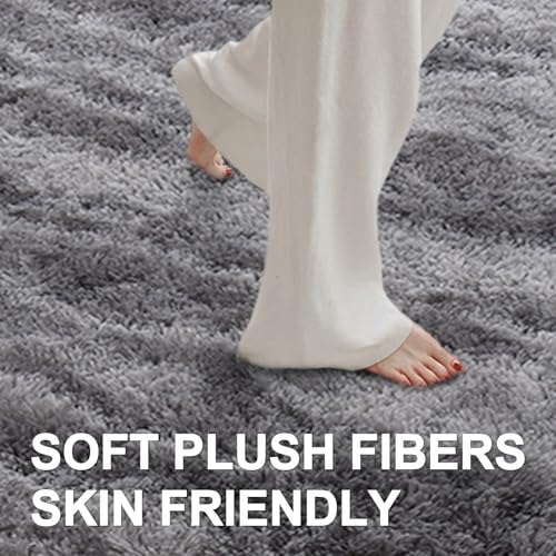 9x12 Ft Extra Large Shag Rugs for Living Room (Eb Grey 4sm03 / 9' X 12' (Rectangular))