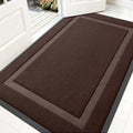 Front Door Mat Outside 59x34 (Dark Brown / 59" x 34")