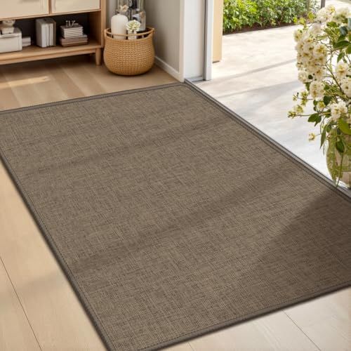 Ultra Thin Indoor Door Mat 24"x36" (Brown / 2' X 3' (Rectangular))