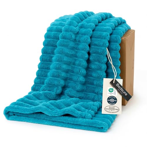 Soft Throw Blanket for Couch Decor Gifts Teal 50"x70" (Teal / Throw XL)
