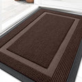 Front Door Mat Outside 33x21 (Dark Brown / 33" x 21")