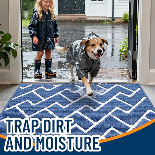 Front Door Mat 32x20 (Navy / 32" X 20")