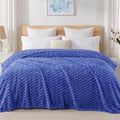3D Fleece King Size Blanket for Bed (Cobalt Blue / King ( 90x104 IN ))