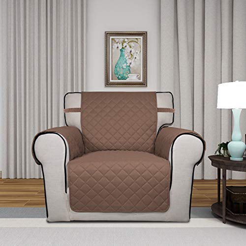 Reversible Chair Sofa Cover Dog Couch Covers for Sofa (Small / Brown/Beige)