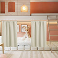 Half Curtain Tiers 36 inch Length (Beige / 34"W x 36"L (Pack of 2))