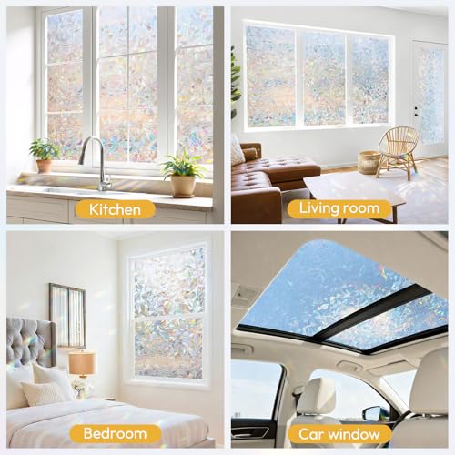 Window Privacy Film Rainbow (Clear / 23.6" x 118.1")