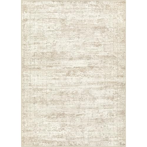 7x9 Area Rug Living Room Rugs (Beige/Brown / 7' x 9' (Rectangular))