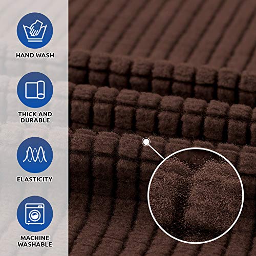 Stretch Chair Sofa Slipcover (Chocolate / Small)