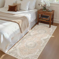 Hallway Runner Rug 2x5 Washable Entry Rugs Non (Pink/Gray / 2' x 5' (Runner))