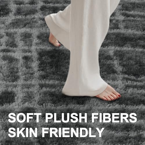 8x10 Ft Extra Large Shag Rugs for Living Room (Fe Grey 5sm11 / 8' X 10' (Rectangular))