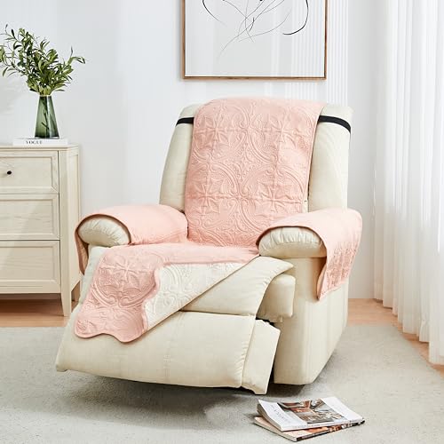 Reversible Recliner Cover (Recliner / Dusty Rose / Taupe)