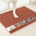 Super Water Absorbent Door Mat Indoor (Orange / 16" x 24")