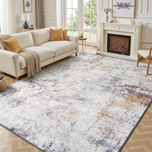 8x10 Area Rugs for Living Room (Sandstone Beige Grey / 8' x 10' (Rectangular))