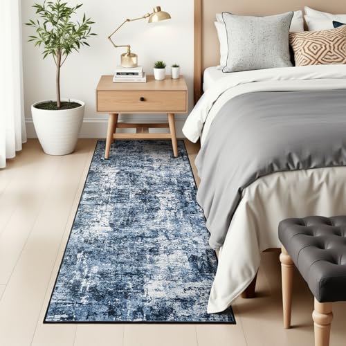2x8 Runner Rug for Hallway (01-ocean Blue / 2' x 8' (Runner))