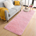 2x8 Machine Washable Runner Rugs for Hallway (2x8 Ft / Pink)