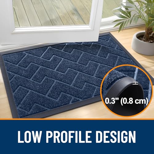 Front Door Mat Outside 59x23 (Blue / 59" x 23")