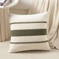 Set of 1 Boho Olive Green Decorative Throw Pillow Cover 16x16 Inch for Couch Bed Sofa (16" x 16" (Pack of 1) / Olive Green)