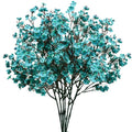 15 Bundles Artificial Teal Baby’s Breath Flowers (Teal)