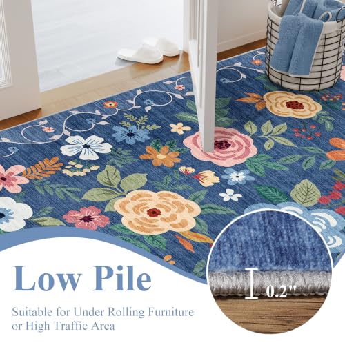 8x10 Area Rugs (Blue / 8' x 10' (Rectangular))
